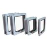 YITON White Lockable Pet Door for Dogs and Cats, 4-Way Safety Lock, ABS Plastic, Size S view 1