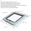 YITON White Lockable Pet Door for Dogs and Cats, 4-Way Safety Lock, ABS Plastic, Size S view 2