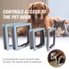 YITON Brown 4-Way Lockable Pet Door, 2-Pack, Size S view 3