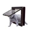 YITON Brown 4-Way Lockable Pet Door, 2-Pack, Size S view 4