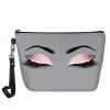 SEANATIVE Makeup Bag for Travel with Eyelash Eye Design view 1