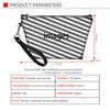 SEANATIVE Makeup Bag for Travel with Eyelash Eye Design view 2
