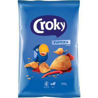 Croky Paprika Chips 215 g