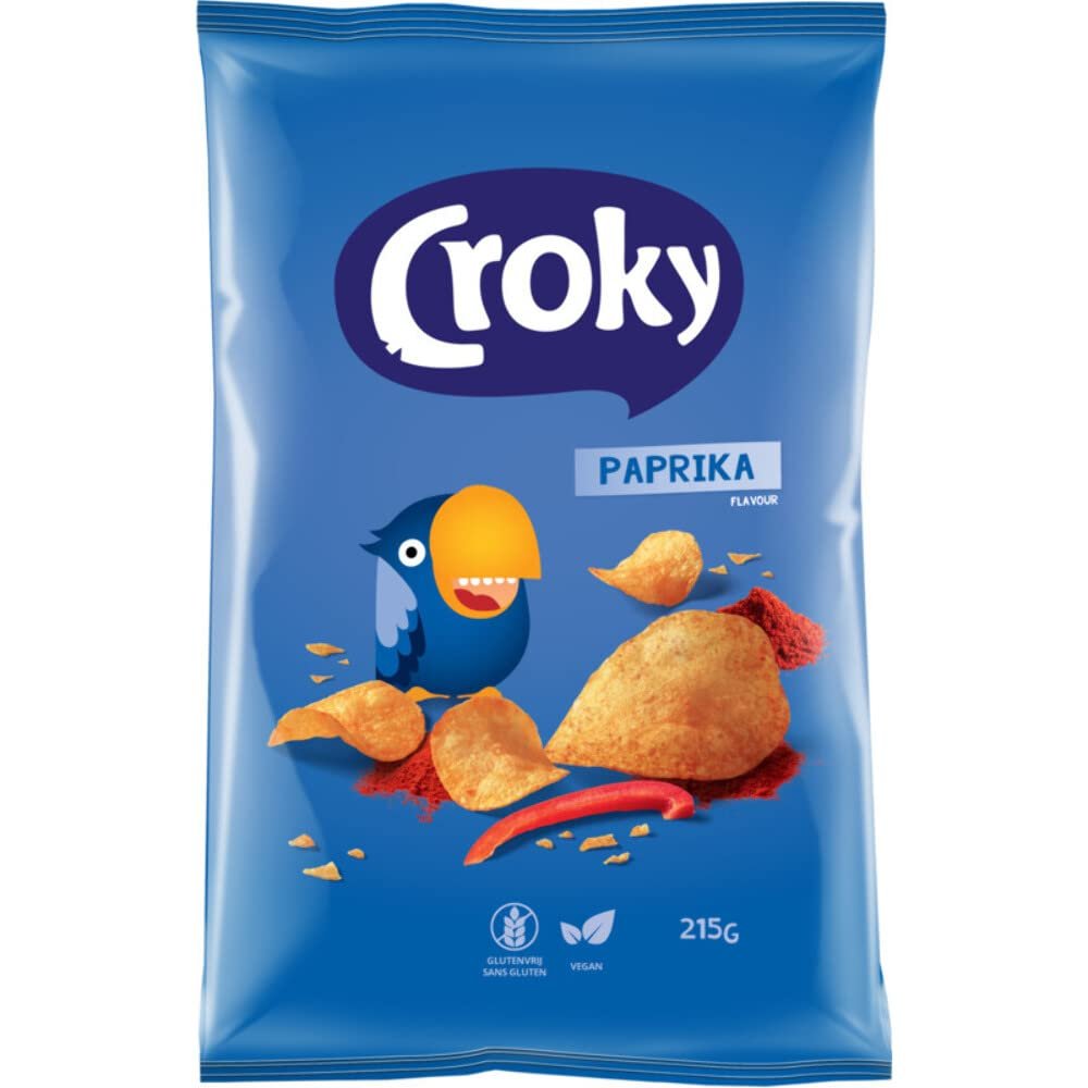 Croky Paprika Chips 215 g