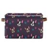 TropicalLife OOWOW French Bulldog Paw Print Foldable Fabric Storage Cube view 1