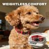 TagME Nylon Dog Collar, Adjustable Reflective Collar for Extra Small Dogs, Orange, 1.5cm Width view 3
