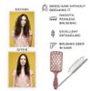 Glitter Paddle Hair Brushes for Detangling, Smoothing and Blow-Drying, 2-Pack view 4