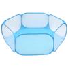 Portable Foldable Pet Fence for Hamsters, Chinchillas, Guinea Pigs, Small Dogs and Cats, Playpen, 2-Pack, Blue view 1