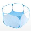 Portable Foldable Pet Fence for Hamsters, Chinchillas, Guinea Pigs, Small Dogs and Cats, Playpen, 2-Pack, Blue view 2