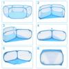 Portable Foldable Pet Fence for Hamsters, Chinchillas, Guinea Pigs, Small Dogs and Cats, Playpen, 2-Pack, Blue view 4