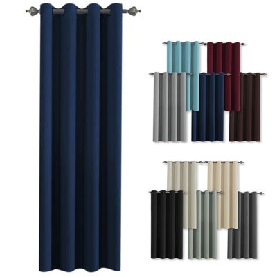 Muutos Navy Blue Blackout Curtain, Thermal and Sound-Reducing, 195 x 100 cm