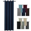 Muutos Navy Blue Blackout Curtain, Thermal and Sound-Reducing, 195 x 100 cm view 1