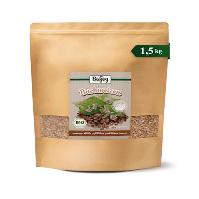 Biojoy Organic Buckwheat, Raw and Whole, Untreated, 1.5 kg