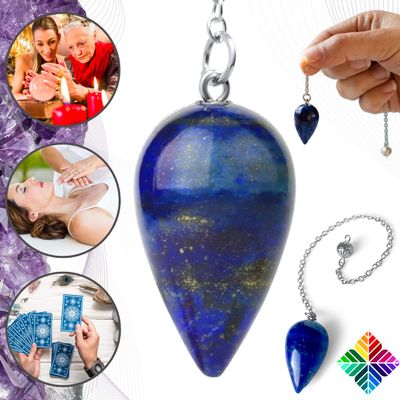 Esoteric Oracle and Radiesthesia Lapis Lazuli Pendulum