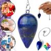 Esoteric Oracle and Radiesthesia Lapis Lazuli Pendulum view 1