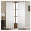 YOUCAI Sheer Curtain Panel, White, 183 x 160 cm view 1