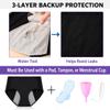 Anntry Women's Cotton Period Underwear, Breathable Leakproof Postpartum Panties (XS, Style 3) view 4