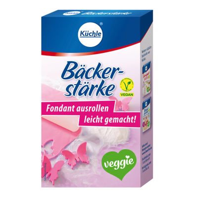 Küchle Baker's Starch 100 g | Vegan | Ideal for Rolling Out Fondant | Prevents Sticking | 1 x 100 g Pack