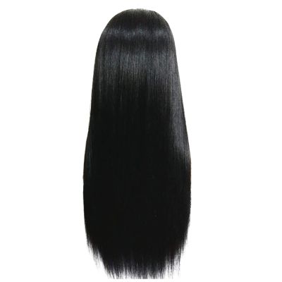 YONSIN Straight Lace Front Wig, Brazilian Virgin Human Hair, Pre-Plucked with Baby Hair