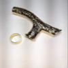 Walking Cane with Brass Handle, Gift for Older Adults view 4