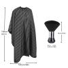 YELEGAI Barber Cape and Neck Duster, Waterproof Polyester Cape with Adjustable Snap Buttons view 2