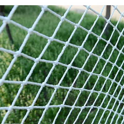 NAKAN Indoor Staircase Safety Net, Child and Pet Protection Net for Balconies and Railings, White Polyester Rope Mesh