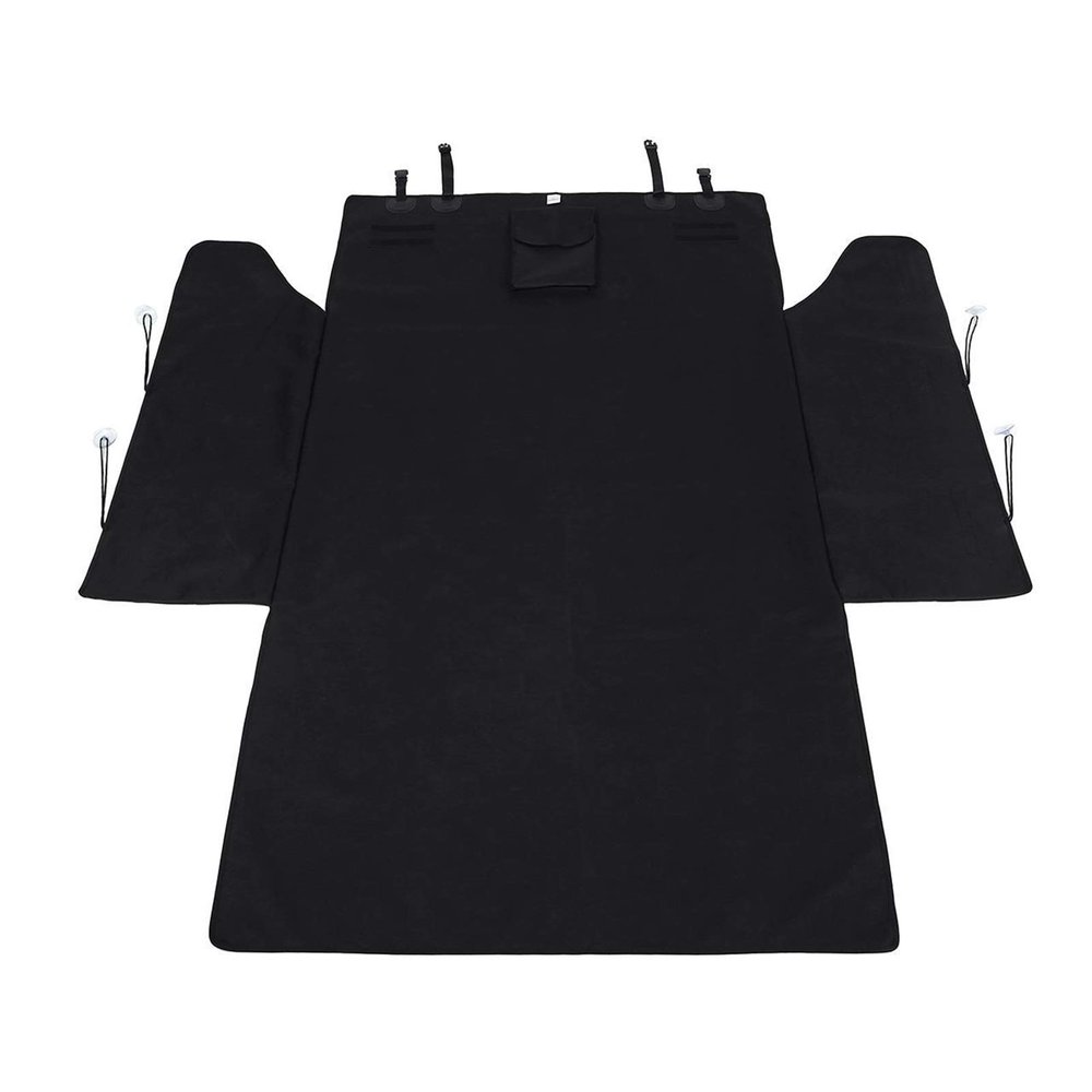 LIANYG Waterproof Dog Car Seat Cover and Hammock, Black