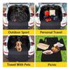 LIANYG Waterproof Dog Car Seat Cover and Hammock, Black view 4