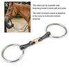 O-Ring Snaffle Bit for Horses, Stainless Steel with Copper Roller view 3