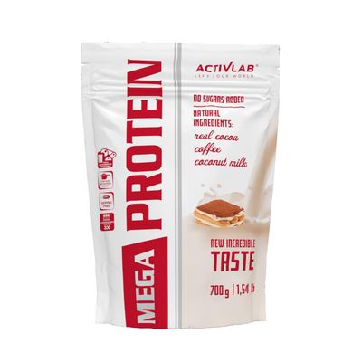 Activlab MegaProtein Whey Protein Powder with Creatine and Taurine, Tiramisu, 700 g