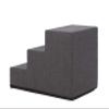 PillowPrim Pet Stairs for Small Dogs and Cats, 3 Steps, Graphite, 30 cm view 2