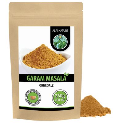Alpi Nature Garam Masala 250 g, Spice Blend for Cooking