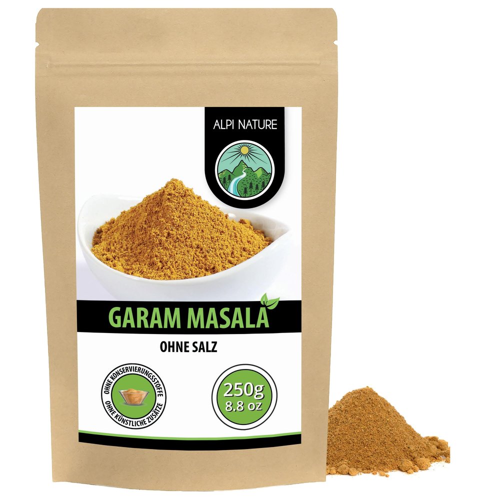 Alpi Nature Garam Masala 250 g, Spice Blend for Cooking