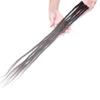 Dreadlock Hair Extensions, Faux Locs, Braided Synthetic Afro Kinky Hair, Black + Silver Gray view 3