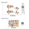 Lankater Cartoon Owl Tree Branch Wall Decal view 3
