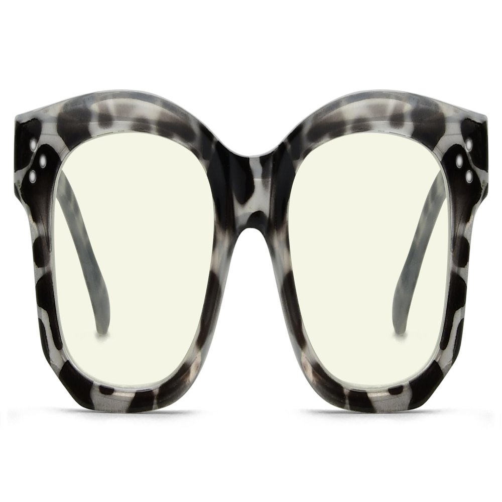 Eyekepper Blue Light Blocking Reading Glasses - Gray Tortoise +1.25