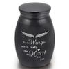 YFCTLM Mini Alloy Pet Ashes Urn Coffin, Black view 1