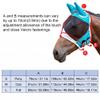 tooloflife Horse Fly Mask, Breathable Mosquito-Resistant Mask with Ears and Fringe view 2