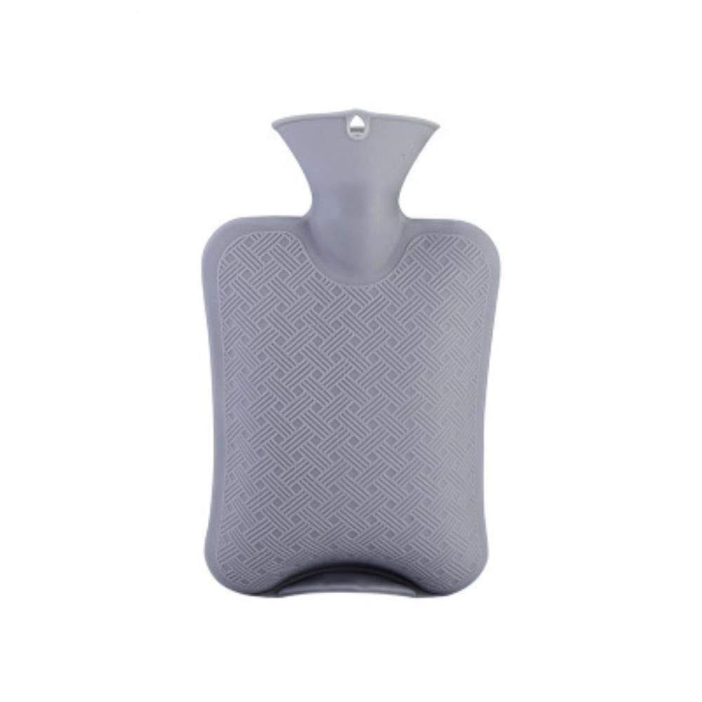 UKKD Hot Water Bottle, Solid Color, Thick PVC Silicone Rubber