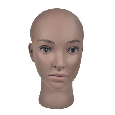 Soft PVC Wig Mannequin Head and Wig Stand (Head No. 5)