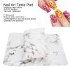 Nail Art Hand Pad and Wrist Rest Pillow, Soft PU Leather, White view 2