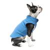Dog Sweater, Soft Fleece Vest, Cold-Weather Jacket with Leash Ring for Small and Medium Dogs, XL, Blue view 3