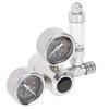 KUIDAMOS Aquarium CO2 Regulator with Dual-Gauge Display, Bubble Counter, and Check Valve, 4.9 × 4.7 × 2.9 in (W21.8) view 3