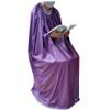 ZYX Steam Cape Sauna Gown, Full-Body Coverage, Foldable Waterproof Steam Gown (Powder Purple) view 2