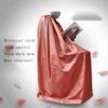 ZYX Steam Cape Sauna Gown, Full-Body Coverage, Foldable Waterproof Steam Gown (Powder Purple) view 4