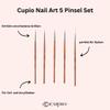 Cupio Nail Art 5-Piece Brush Set view 3