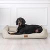 tierlando William Couture Orthopedic Dog Bed, 130 x 100 cm, Cream view 2