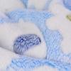 Blue Double-Velvet Pet Blankets for Dogs and Cats, Warm Soft Puppy Sleeping Mat, 2 Pieces view 3