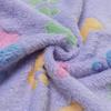 YITON Super Soft Fluffy Pet Blankets with Cute Bone Pattern, Flannel Throws for Dogs and Kittens, Purple, 3-Pack view 3