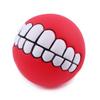 Lankater 1-Piece Squeaky Smile Ball Dog Toy, Tooth-Cleaning Chew Toy, Random Color view 3